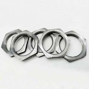 egyedi Cnc-esztergáló hatlapú anya M28 * 1