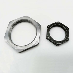 egyedi Cnc-esztergáló hatlapú anya M28 * 1