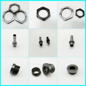 egyedi Cnc-esztergáló hatlapú anya M28 * 1