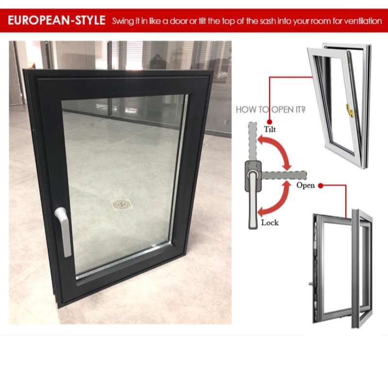 Hosszú, vékony alumínium profilú ablakok és ajtók