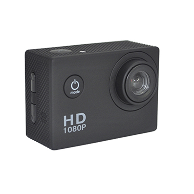Hordozható valódi HD 720P akciókamera, 140 fokos látószögű, 2,0 hüvelykes képernyő D12A