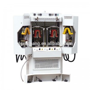 bőr sportcipő vámpír felső készítése légzsák sarok hátul sarok öntés alakító alakító gép