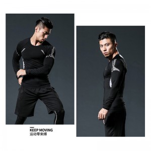 FDMM001-Férfi edző sport hosszú ujjú póló