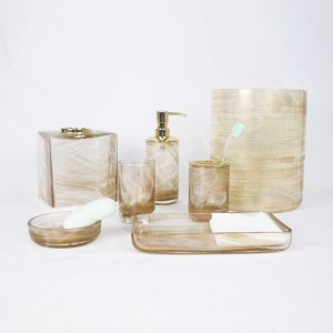 Szemmel látható hatás Frost Üveg fürdőszoba tartozékok