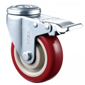 Közepes igénybevétel - krómozott ház red2 TPE kerékkel