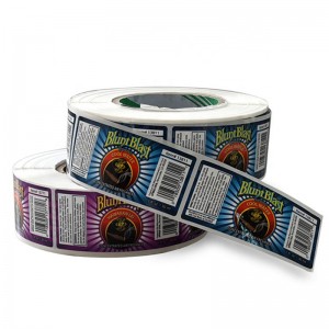 Egyedi öntapadós nyomtatási termék matrica, öntapadós nyomtatópapír címkematrica