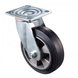 Nagy teherbírású - krómozott ház Black2 TPE kerékkel