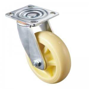 Nagy teherbírású - krómozott ház white3 TPE kerékkel