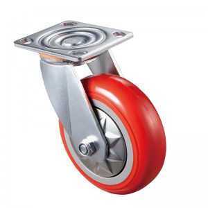 Nagy teherbírású - krómozott ház red3 TPE kerékkel