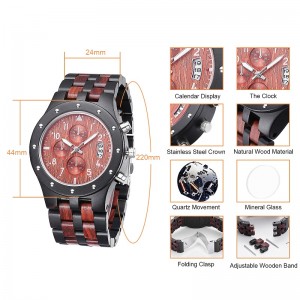 Fa óra férfiak nők automatikus karóra fa fém egyensúly kerék óra Relogio