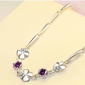 Szafír női karkötő köbös cirkónium karperec