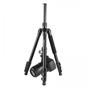 KINGJOY G555 61,5 hüvelykes \/ 156 cm-es Flip Lock kamera állvány monopod készlet, könnyű hordozható állvány 360 ° -os panoráma gömbfejjel + 1\/4 \