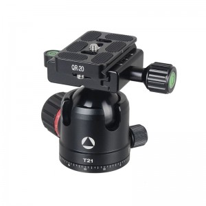 Kingjoy legkelendőbb alacsony szögű lövöldözős csat 4 részes alumínium állvány alacsony gravitációs középső gömbfejjel