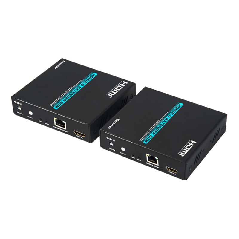 V2.0 HDMI-bővítő 60m Több mint egy kat5e / 6 kábel támogatja a 4Kx2K @ 60Hz HDCP2.2 multi-vevő kaszkádot