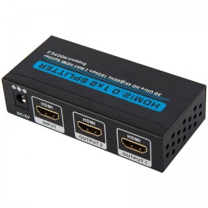 V2.0 HDMI 1x2 Splitter 3D Ultra HD 4Kx2K @ 60Hz HDCP2.2 támogatás