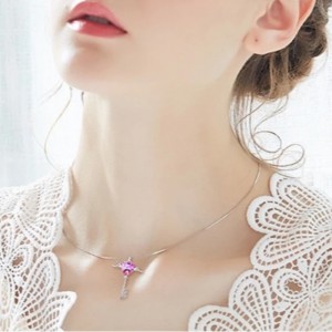 Angyal szárnyak nyaklánc szív medál szerelmes levél nyaklánc zafír ametiszt drágakő nyaklánc nőknek 925 ezüst