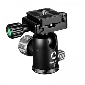 A KINGJOY G00 új kialakítású, 360 fokos forgásgömbfej, arca svájci gyorskioldó lemezzel