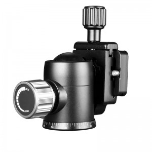 KINGJOY G0 új kialakítású, 360 fokos forgásgömbfej, arca swiss gyorskioldó tányérral