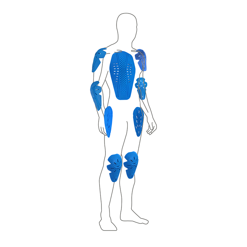 Az ACF habot az emberi test védelmére szolgáló különleges védő testré alakítják (ACF).