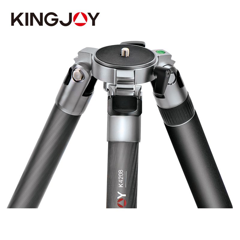 Kingjoy K4008 nagy tartalék professzionális kombinált típusú alumínium nagy terhelésű, nagy szilárdságú videokamera állványállvány