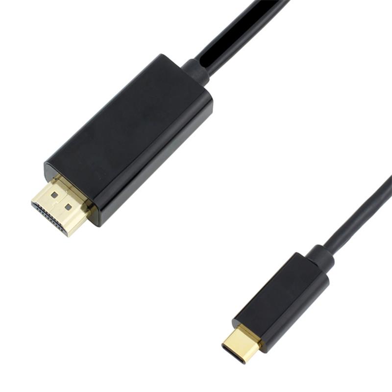 USB C – HDMI kábel 6 láb (4K @ 60Hz), C típusú USB – HDMI kábel [Thunderbolt 3 kompatibilis] MacBook Pro 16 '' 2019/2018/2017, MacBook Air / iPad Pro 2019/2018, Surface Book 2, Samsung S10 , és több