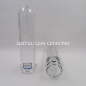39 mm-es 130 g nyakméret 46 mm-es Plasitc kisállat preform vízital-olajhoz