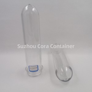 39 mm-es 130 g nyakméret 46 mm-es Plasitc kisállat preform vízital-olajhoz
