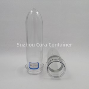 39 mm-es 100 g nyakméret 46 mm-es Plasitc kisállat preform vízital-olajhoz