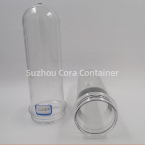 55 mm-es 156 g nyakméret 62 mm-es Plasitc kisállat preform vízital-olajhoz