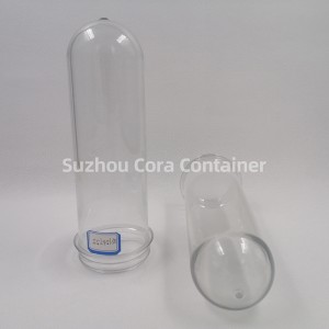 55 mm-es 156 g nyakméret 62 mm-es Plasitc kisállat preform vízital-olajhoz