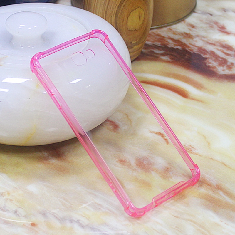 Hatástalanító TPU+PC átlátszó és színes mobiltelefon-kezelő sorozat sok modellel