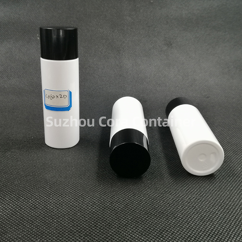 60ml Neck méret 20mm Pet Pet Plastic Cosmetic Bottal