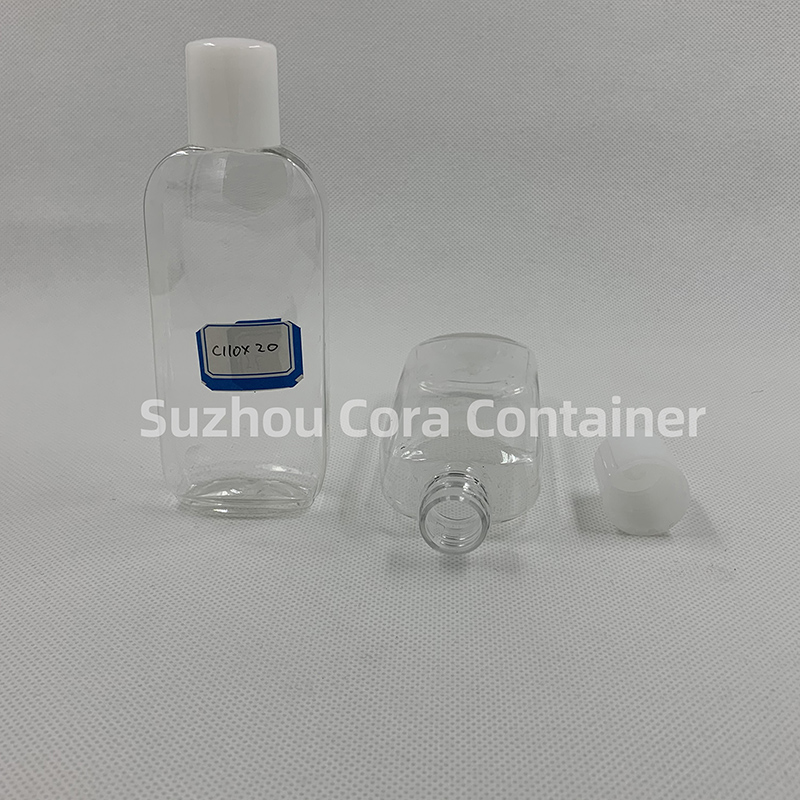 110ml Neck méret 20mm Pet Pet Plastic Cosmetic Bottal