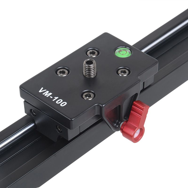 KINGJOY VM-1000 mm Lenthoth Aluminium Wearagble Camera Rail Slider with Smooth Move for Foto and Video