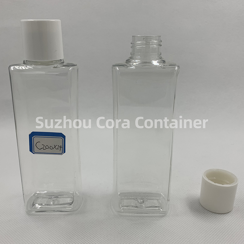 200ml Neck Size 24mm Pet Plastic Cosmetic Bottal