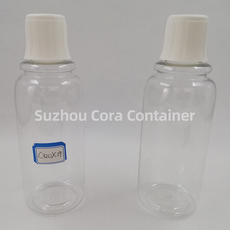 320ml Nyak mérete 29mm Pet Pet Plastic Cosmetic Bottal