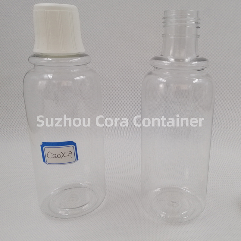 320ml Nyak mérete 29mm Pet Pet Plastic Cosmetic Bottal