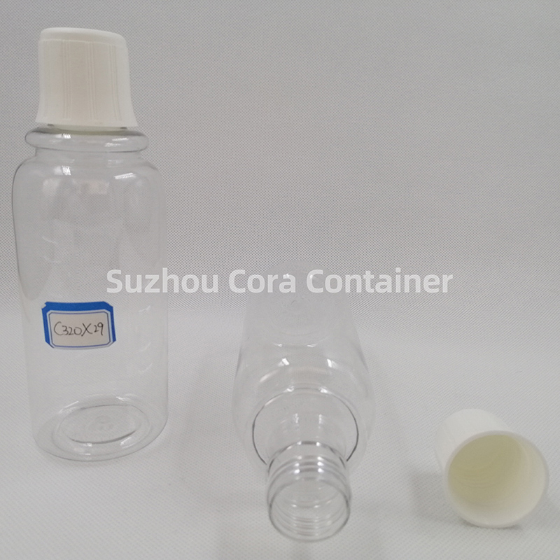 320ml Nyak mérete 29mm Pet Pet Plastic Cosmetic Bottal