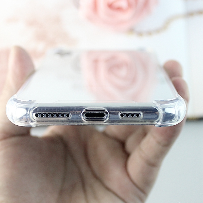 Rendkívül tiszta TPU + PC iPhone XS Max telefon tok ütésgátló sarkokkal