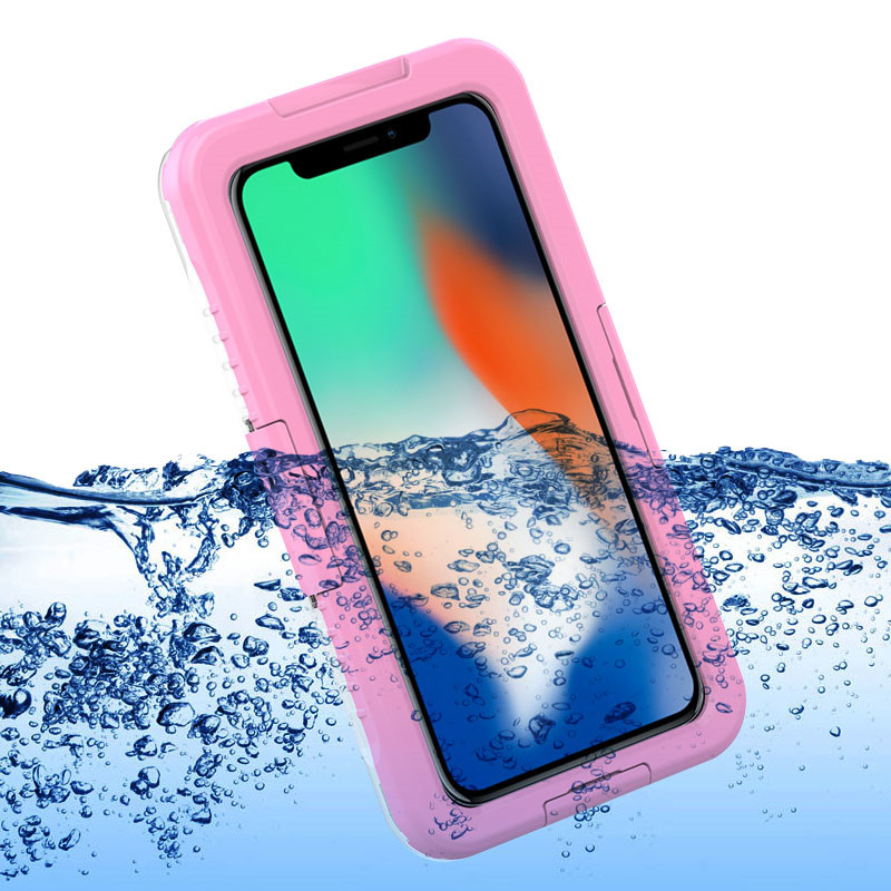Az iPhone XS Max mobiltelefon wdustoof bag (*Pink ”) esetében a jó vízálló táskák szárazak