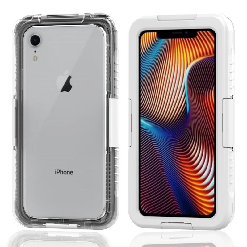 A legjobb vízálló vízálló, hóálló iphone XR-es eset (White)