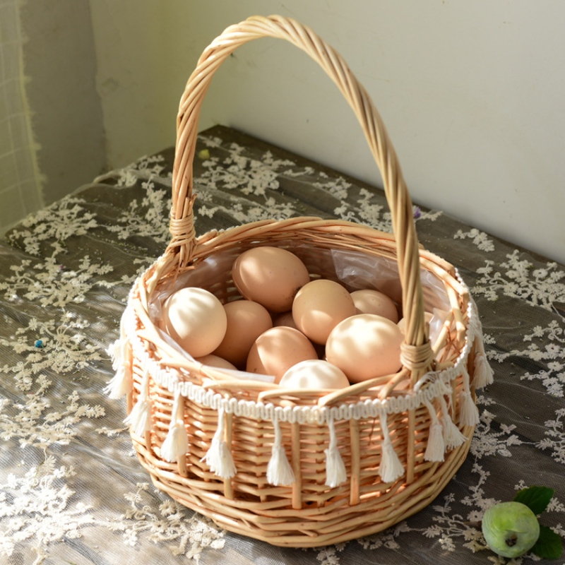 Kézzel készített tároló kosár