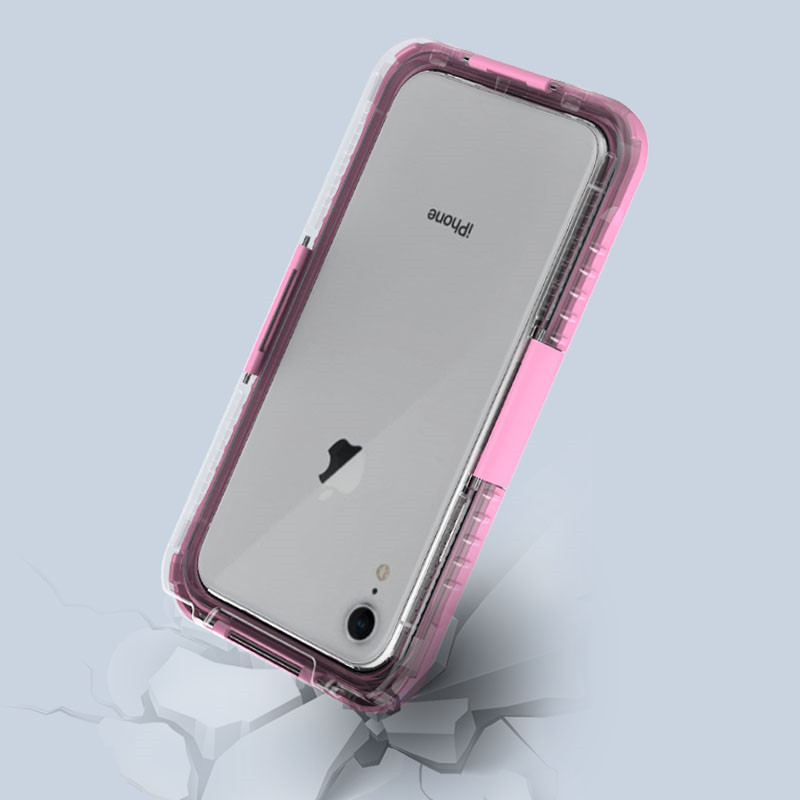 Olcsó iphone XR-eset életálló whare víz alatti iphone-os vízálló táska vásárlása telefon és pénztárca számára (Pink)