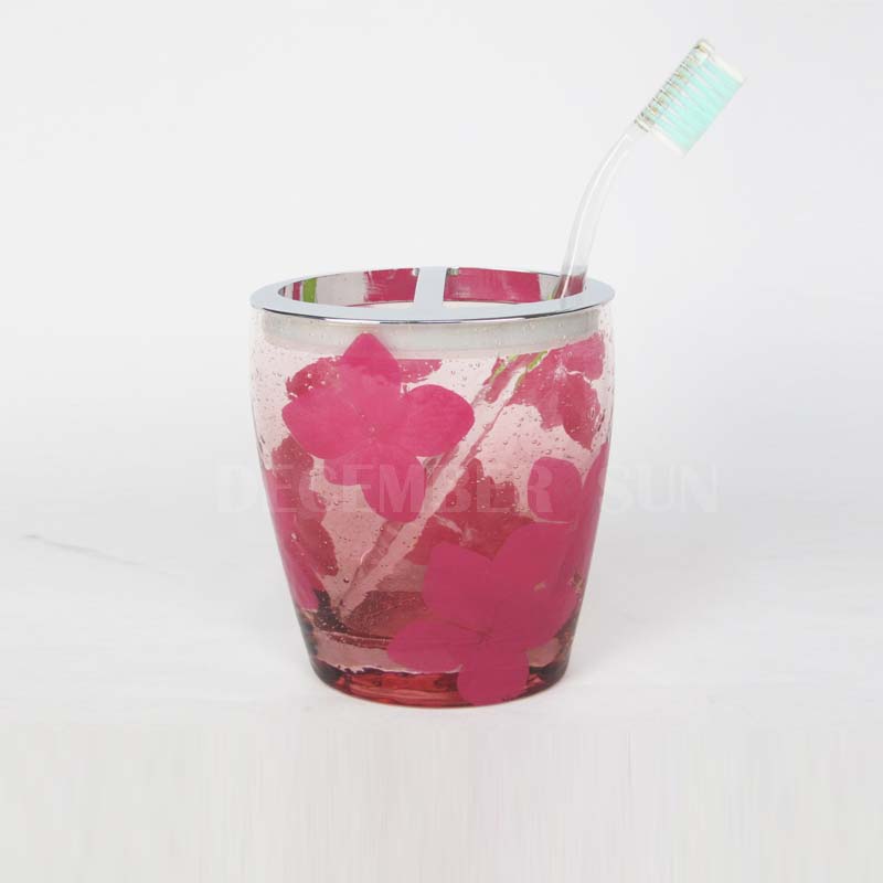 6 db üveg fürdőszobai kiegészítő készlet