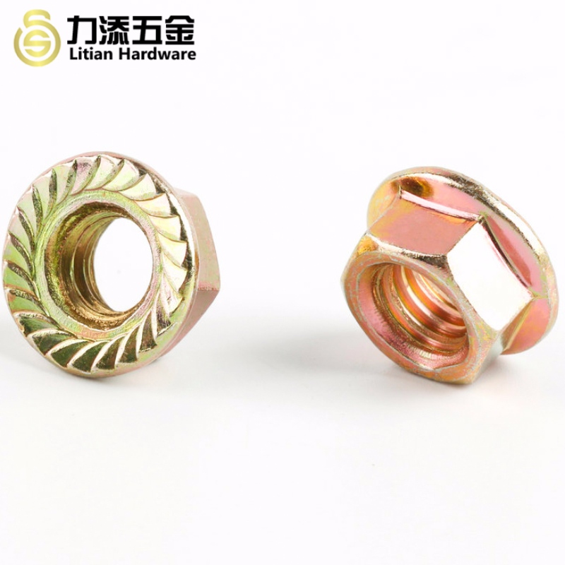 DIN6923 M3-M12 típusú anyagkezelő karima anya