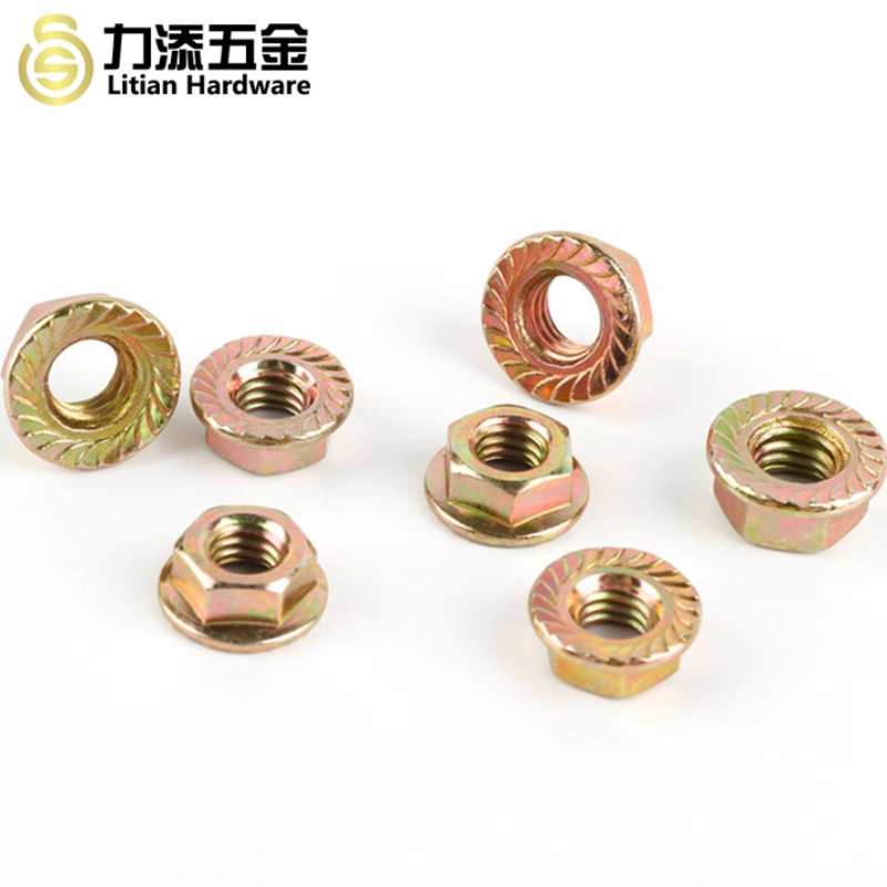 DIN6923 M3-M12 típusú anyagkezelő karima anya