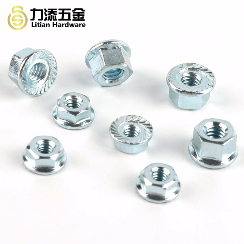 DIN6923 M3-M12 típusú anyagkezelő karima anya