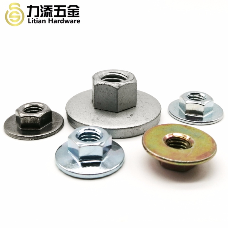 Nem szabványos méretű acél karimás anya