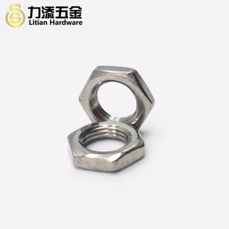 Din439 rozsdamentes acél M3-M12 hex dió