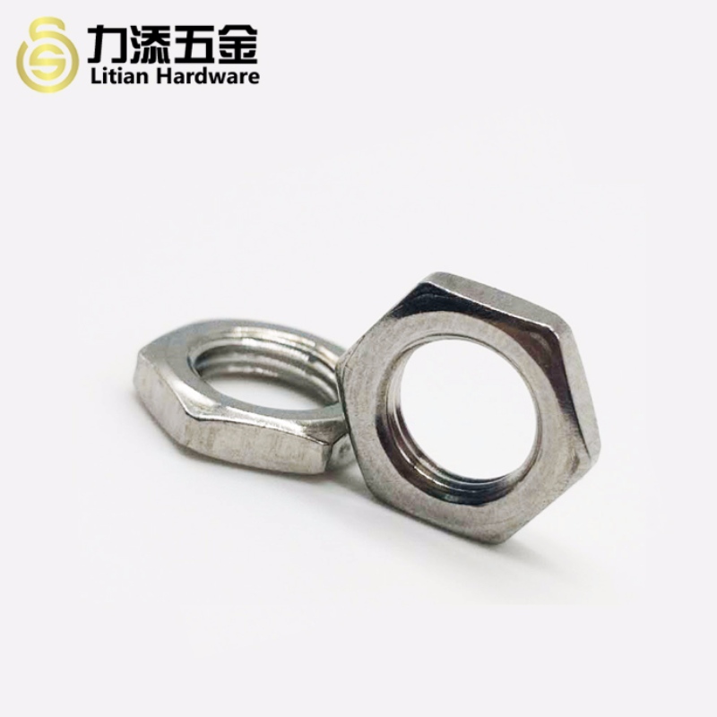 Din439 rozsdamentes acél M3-M12 hex dió